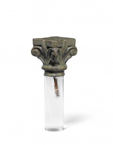 Chapiteau de colonne miniature, art romain, 2e-4e siècle après J.-C - Archéologie Style 