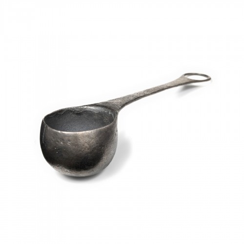 Silver spoon, Roman period, 2nd-3rd century A.D.