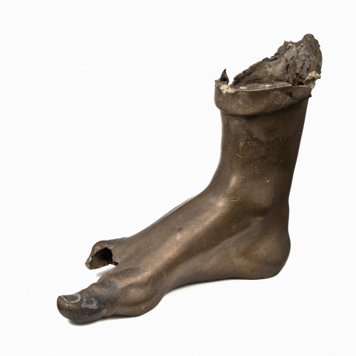 Bronze foot, Roman period, 1st-2nd century A.D. - Ancient Art Style 