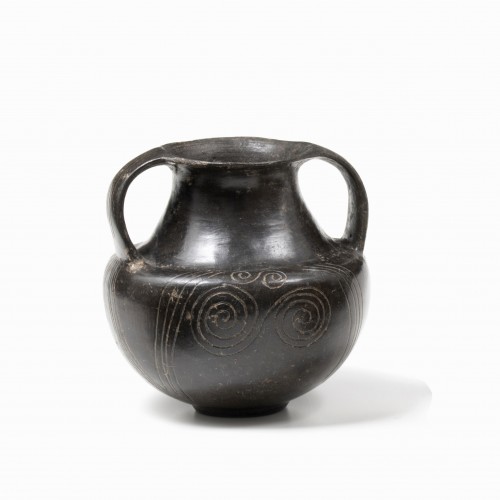 Ancient Art  - Five miniature pottery vessels, Villanovan period, 8th-7th century B.C.