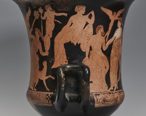 Ancient Art  - Attic calyx krater from the Kerch Group, Classical period, 4th century B.C.