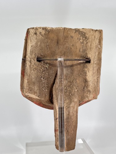 Ancient Art  - Mask for funerary bundle, Chancay culture - Peru, 1100-1440 A.D