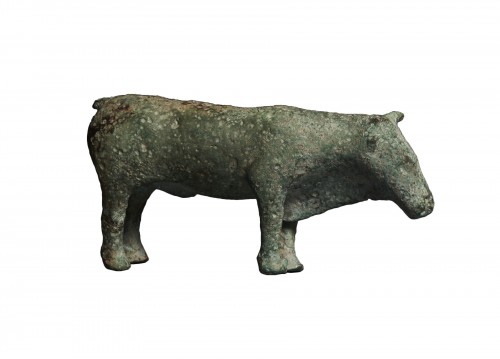 Taureau en bronze, Grande Grèce, 5e siècle avant J.-C.
