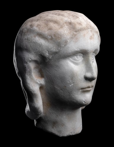 Portrait romain en marbre de l'imprératrice Sallustia Orbiana - Archéologie Style 