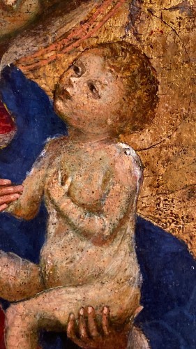 Virgin of tenderness beginning of the quattrocento - 