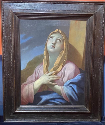 Vierge de douleur, Lubin Baugin (1612-1663) - Tableaux et dessins Style Louis XIII