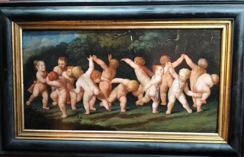 Renaissance - Danse des putti - Peinture flamande du XVIe siècle, entourage de Otto van Veen