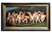 Danse des putti - Peinture flamande du XVIe siècle, entourage de Otto van Veen