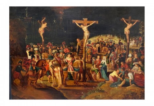 The Calvary attributed to Louis de Caullery, early XVIIth century