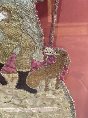Deux broderies dites orfrois du XVIe siècle - Renaissance