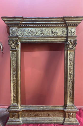 Antiquités - Frame said to Edicule, Italy XVIth century