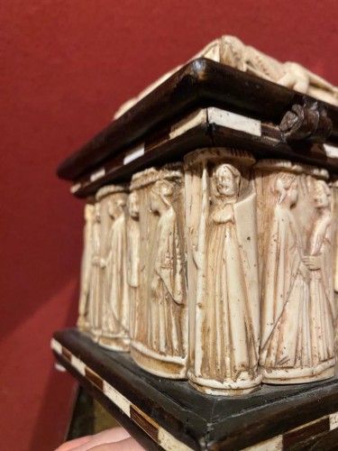 XIe au XVe siècle - Coffret de mariage ,atelier des Embriachi, XVe siècle Venise