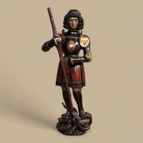 Saint George slaying the dragon. 16th century - 