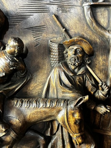 Bas-relief de la Fuite en Égypte - Art sacré, objets religieux Style 