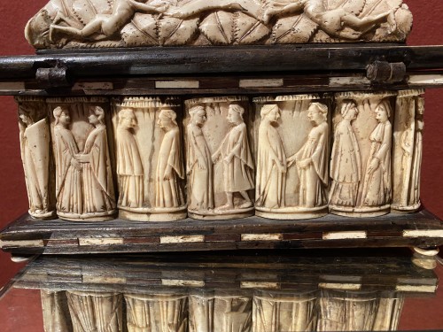 Renaissance - Coffret de mariage, atelier des Embriachi, XVe siècle Venise