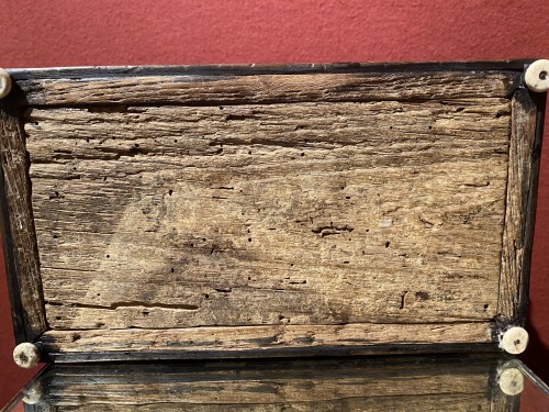 Antiquités - Coffret de mariage, atelier des Embriachi, XVe siècle Venise