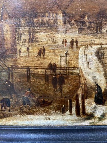 17th century - Winter landscape, Van der Neer, 17th century