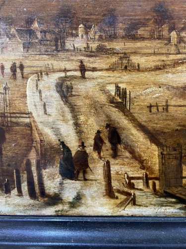 Winter landscape, Van der Neer, 17th century - 