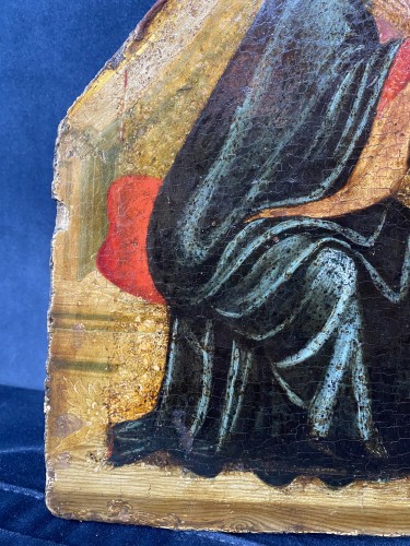 Art sacré, objets religieux  - Couronnement de la vierge, école vénitienne du XIVe siècle