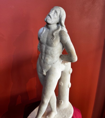 Christ in bonds or captive naked , around 1500 - Sculpture Style Renaissance