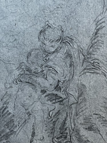 TIEPOLO Giovani Domenico (1727-1804 ,Moses saved from the waters. - Paintings & Drawings Style Louis XV