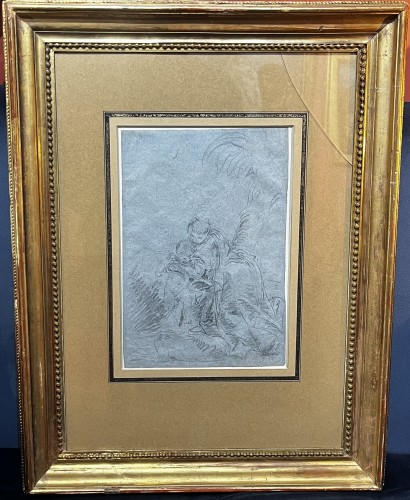 TIEPOLO Giovani Domenico (1727-1804 ,Moses saved from the waters. - Louis XV