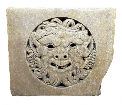 Stone bas-relief with a faun, Vincenz, 16th century