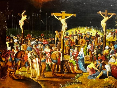 Christ au Golgotha - Atelier de Caullery début du XVIIe siècle