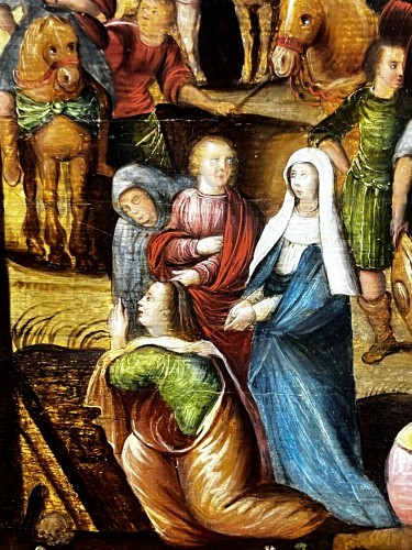 Louis XIII - Christ on Golgotha - Workshop of Caullery early 17th century