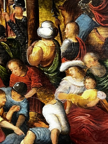 Antiquités - Christ on Golgotha - Workshop of Caullery early 17th century