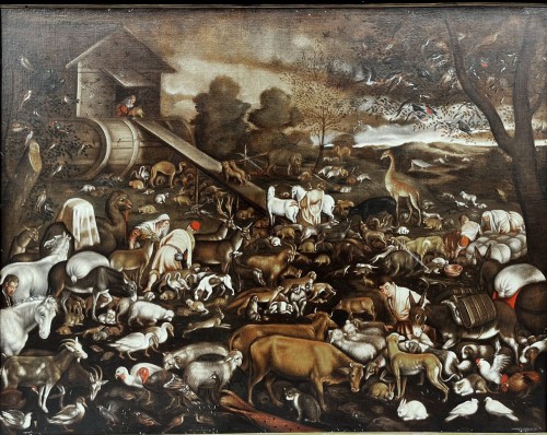L’entrée des animaux dans l’arche de Noé - Italie vers 1600