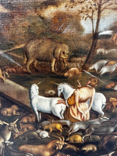 L’entrée des animaux dans l’arche de Noé - Italie vers 1600 - Louis XIII