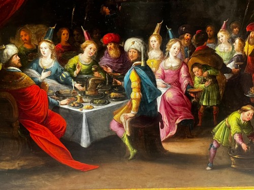 Louis XIII - Frans Francken II et Atelier, le festin de Balthazar