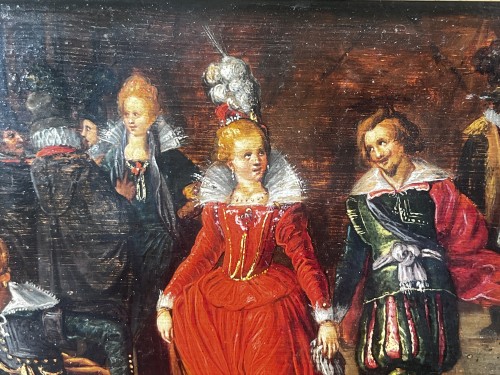 Paintings & Drawings  - Nighttime Ball circa 1600, Workshop of Louis de Caullery (1580–1621)
