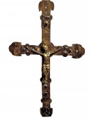 Croix d'autel, travail italien du premier tiers du XIVe siècle