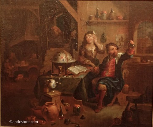 Visite chez le médecin - Balthasar Van Den Bossche (1681-1715) 