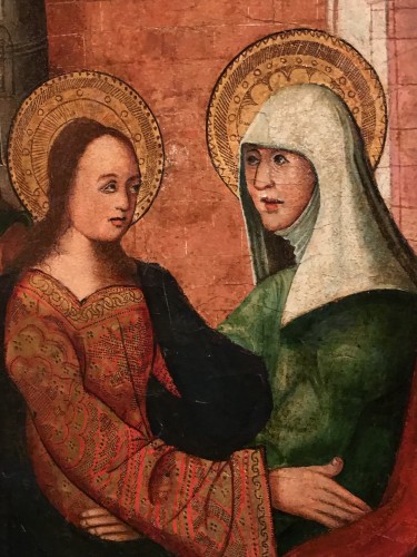 Tableaux et dessins  - La Visitation, Italie du Nord vers 1480