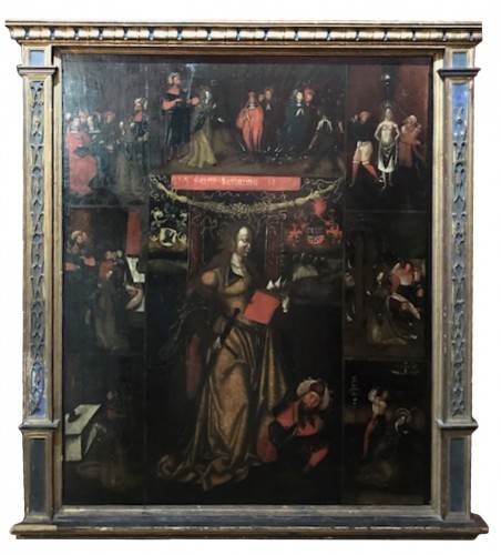 Le Martyre de Sainte-Catherine - Allemagne XVIe siècle