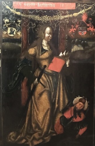 Tableaux et dessins Tableaux XVIe siècle - Le Martyre de Sainte-Catherine - Allemagne XVIe siècle