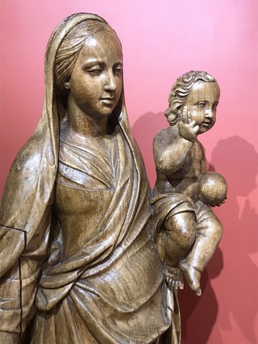 Antiquités - Vierge à l'enfant - Flandres vers 1600