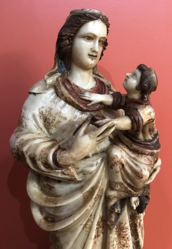 Vierge de Trapani, XVIe siècle - Sculpture Style Renaissance