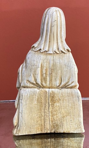 Art sacré, objets religieux  - Pietà en ivoire, XVIe siècle