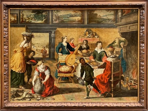 Les quatre saisons - École Flamande du XVIIe siècle attribué à Hendrik Van Balen