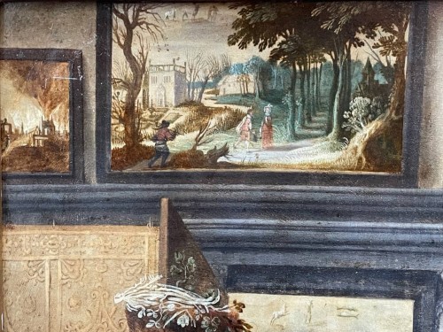 Les quatre saisons - École Flamande du XVIIe siècle attribué à Hendrik Van Balen - Tableaux et dessins Style 