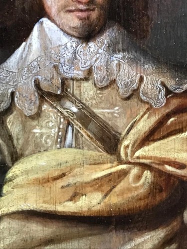 Tableaux et dessins Tableaux XVIIe siècle - Portrait d'un gentilhomme, Pieter Jansz Quast (1606-1647)
