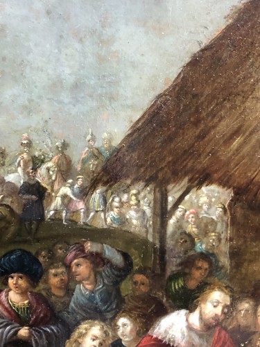 Présentation aux mages, école flamande du XVIIe siècle - Poisson et Associés
