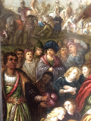 Présentation aux mages, école flamande du XVIIe siècle - Louis XIII