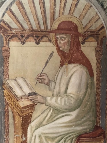 Saint Jérôme, Fresque du Quattrocento - Italie du nord milieu du XVe siècle - Art sacré, objets religieux Style Renaissance
