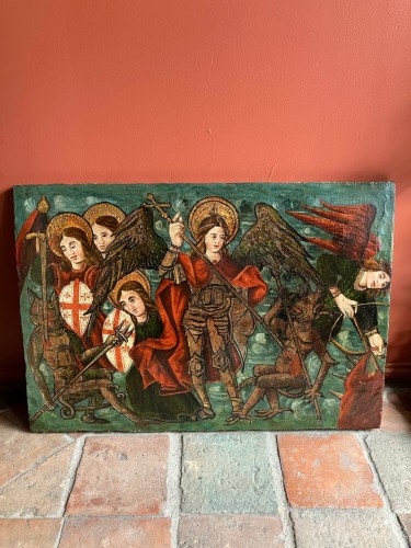 Saint Michael and the archangels fighting the demons - Renaissance