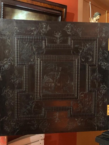 Cabinet d'ébène du XVIIe siècle à décor mythologique - Poisson et Associés